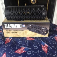 BlackHawk AR-15 Carbine Quad Rail Forend, 2 piece