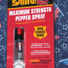 Sabre Red Pepper Spray mace Key ring