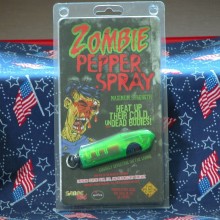 Sabre Zombie Pepper Spray mace Key ring ( Green )
