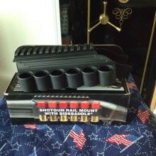 TacStar Side Shotshell Carrier w/Top Rail for 12ga  Rem,870,1100 &11-87